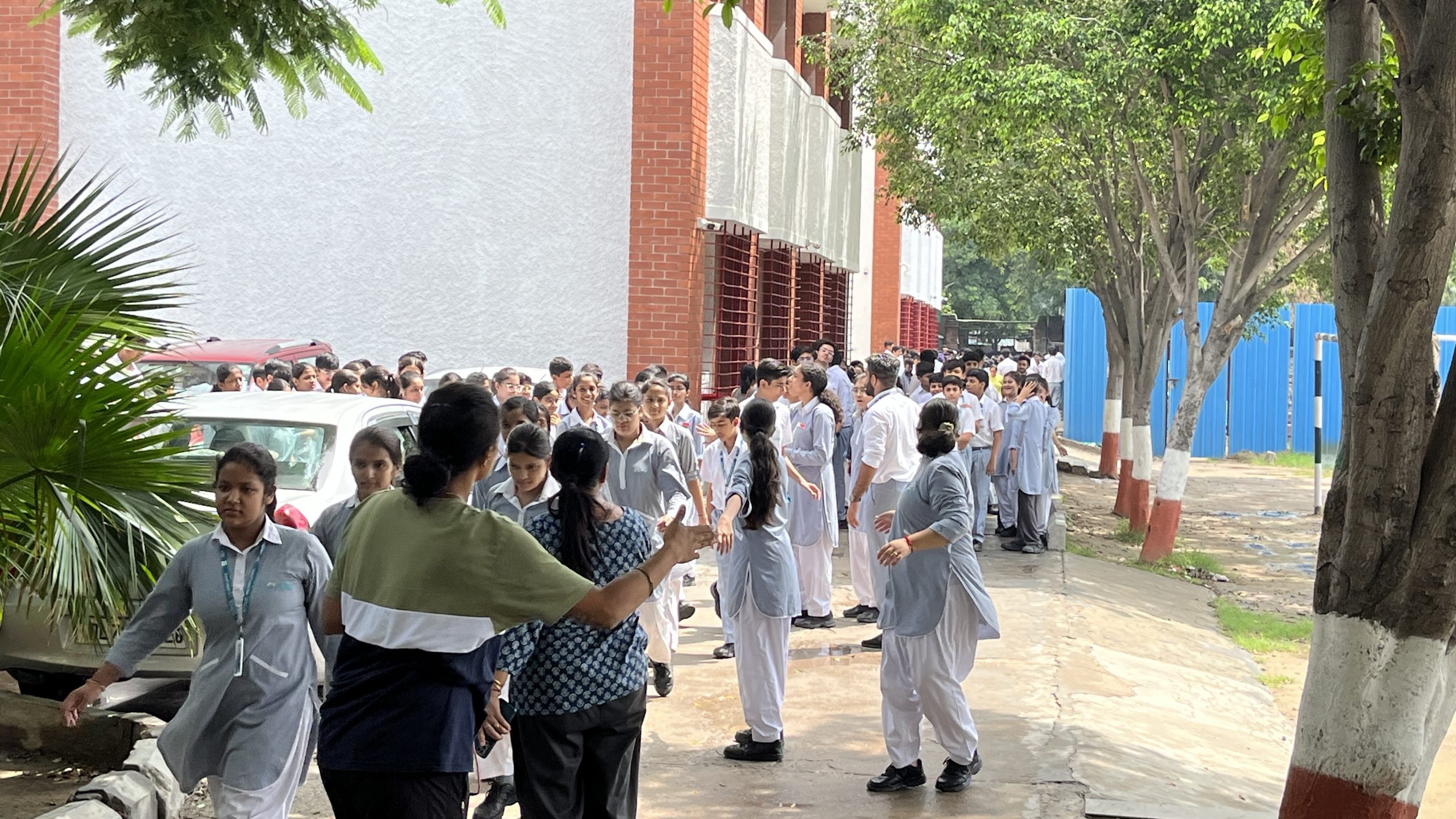 Evacuation Drill at Bal Bharati Public School, Brij Vihar, Ghaziabad 