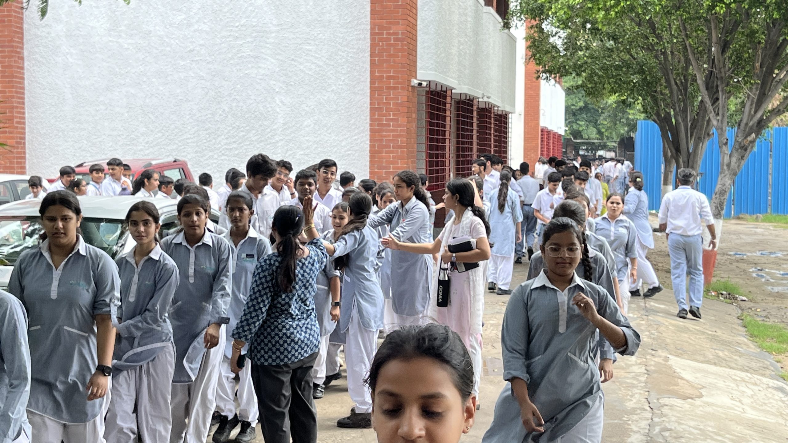 Evacuation Drill at Bal Bharati Public School, Brij Vihar, Ghaziabad 