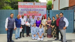 Blood Donation Camp - Bal Bharati Public School, Brij Vihar