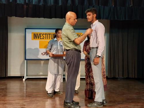 INVESTITURE CEREMONY (CLASSES IX-XII) - 29th August, 2022