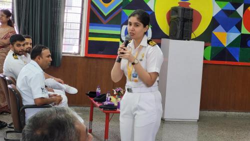 MOTIVATIONAL VISIT BY INDIAN NAVY (19th OCTOBER 2023)