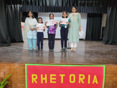 Inter-House Activity-Rhetoria (Primary), 22nd April 2024