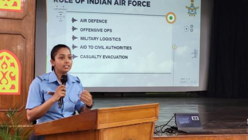 Motivational Visit - Indian Air Force at Bal Bharati Public School, Brij Vihar, Ghaziabad 