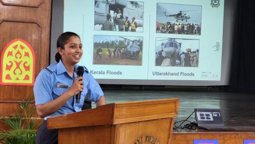 Motivational Visit - Indian Air Force at Bal Bharati Public School, Brij Vihar, Ghaziabad 