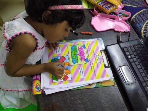 ISA Activity-Colour Me Bright-Montessori