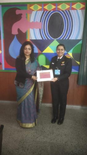 MOTIVATIONAL VISIT BY A TEAM FROM INDIAN NAVY (26th December, 2022) Classes XI & XII