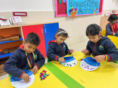 BOUQUET MAKING ACTIVITY - Pre Primary - 15th December 2023