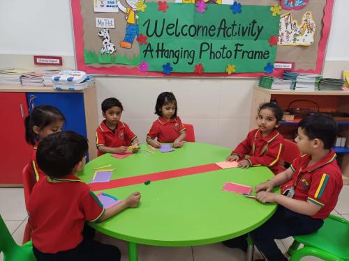 Welcome Activity (A Hanging photo frame) - Pre Primary - 1stApril 2024