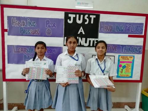 INTER HOUSE ACTIVITY - JUST A MINUTE (CLASS - VII)