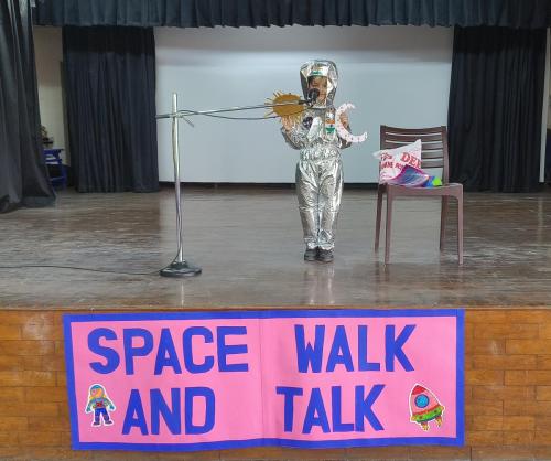 SPACE WALK AND TALK ACTIVITY