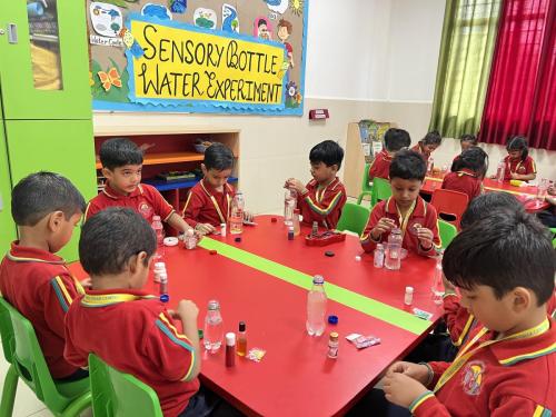 Sensory Bottle Water Experiment-Pre Primary-24th August 2023