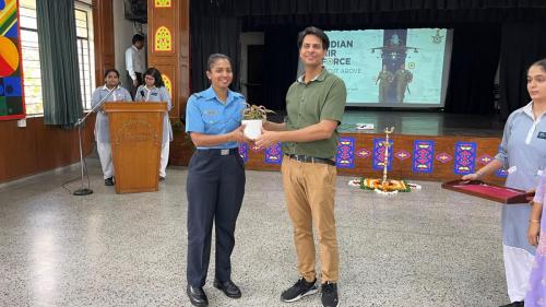 Motivational Visit - Indian Air Force at Bal Bharati Public School, Brij Vihar, Ghaziabad 