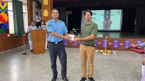 Motivational Visit - Indian Air Force at Bal Bharati Public School, Brij Vihar, Ghaziabad 