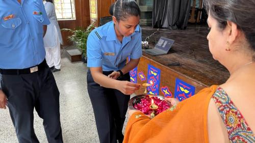 Motivational Visit - Indian Air Force at Bal Bharati Public School, Brij Vihar, Ghaziabad 