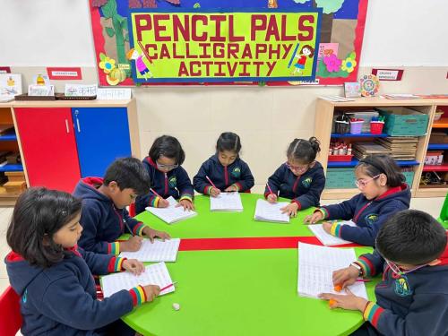 "Pencil-Pals" Calligraphy Activity (Pre Primary) - 1st March 2024