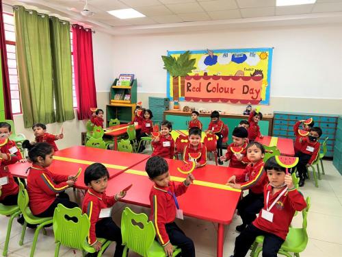 Red Colour Day-Pre School