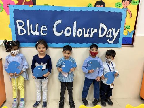 Blue Colour Day-Pre School