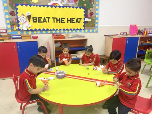 Beat the Heat-Ice Cream Cone-Pre School Making