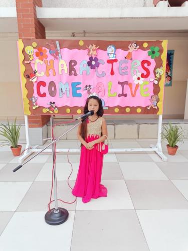 Characters Come Alive: Pre Primary 1st September & 9th September 2022
