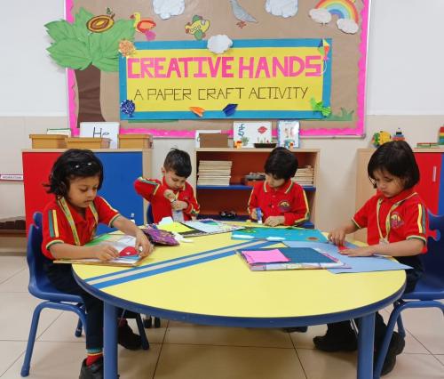 Creative Hands (A Paper Craft Activity) - Pre School - 6th October 2023