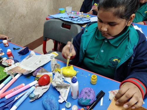 Inter-House Activity- Pebble Craft (Primary), 8th February 2023