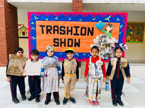 Trashion Show (Best out of Waste) Pre Primary - 15 th & 16th February 2024