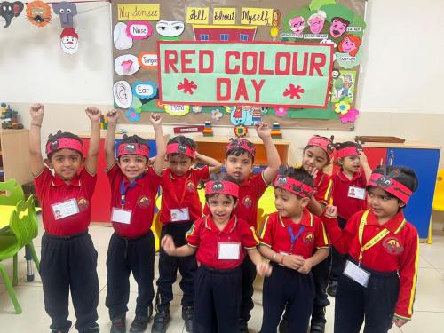 Red Colour Day-Pre School -12th April 2024