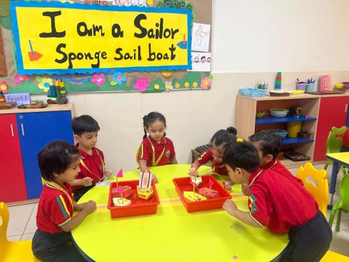 Iam a Sailor-Sponge Sail Bloat-Pre School-9th August 2024