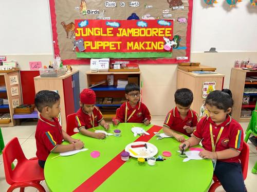 Jungle Jambooree-Puppet making-Pre Primary-6th September 2024