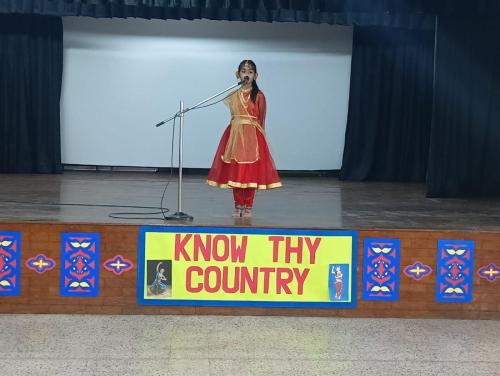 Inter-House Activity-Know Thy Country (Primary),12th September,2024