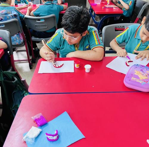 Oral hygiene clay activity 