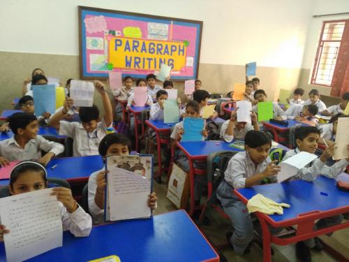 Inter House Activity Paragraph Writing